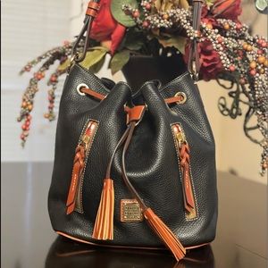 Dooney and Bourke drawstring bucket bag